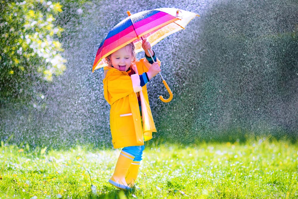 Rain does not stop play! Try these fun ideas for those wetter days...